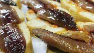 Imagen de uno de los montaditos.