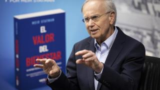 Meir Statman, catedrático de Economía de la Universidad de Santa Clara (California, Estados Unidos), durante la entrevista.