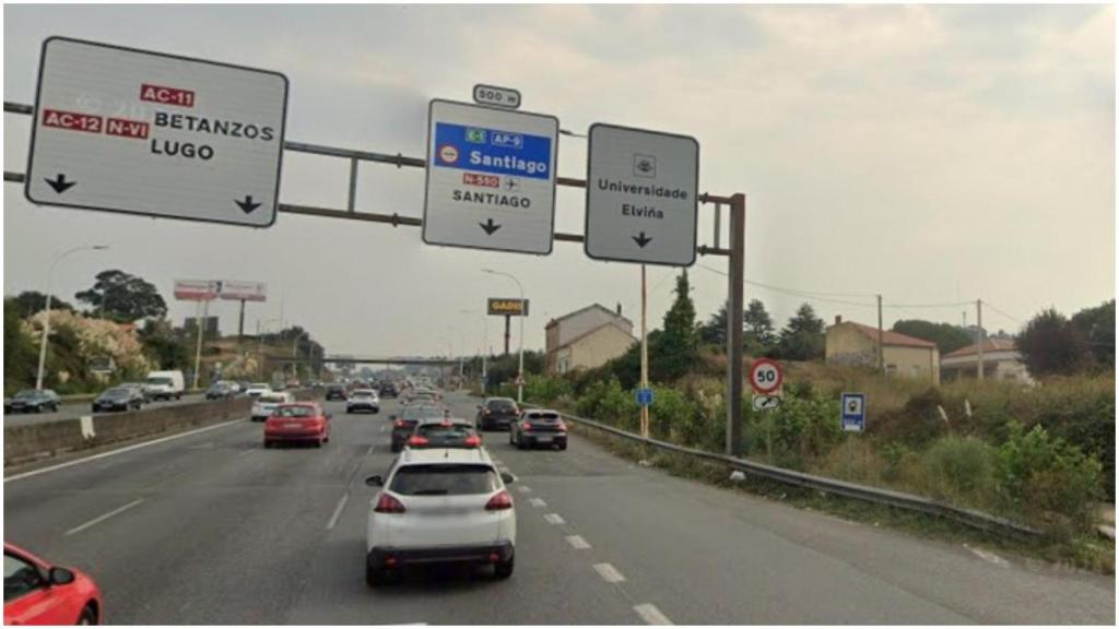 Imagen de la Avenida Alfonso Molina (AC-11) en A Coruña