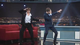 Marc Giró con Javier Rey en 'Late Xou'.