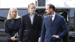 Mette-Marit y Marius Borg en una imagen de archivo.