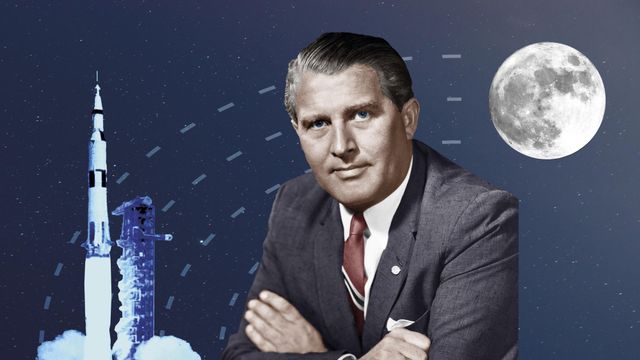 Wernher von Braun. Diseño: Rubén Vique