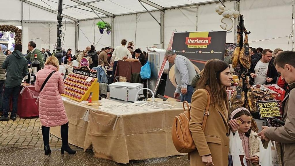 Imagen de archivo de una Feria del Queso y el Vino de Baltanás