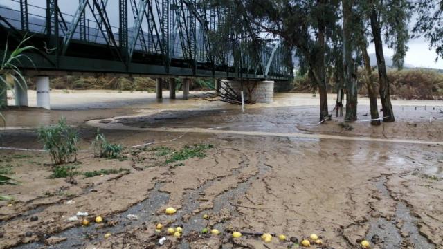 El estado del río Guadalhorce tras la primera DANA, a final de octubre.
