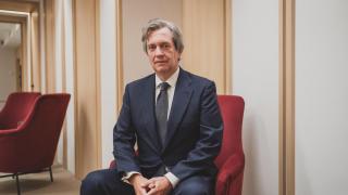 Beltrán de la Lastra en sus oficinas.