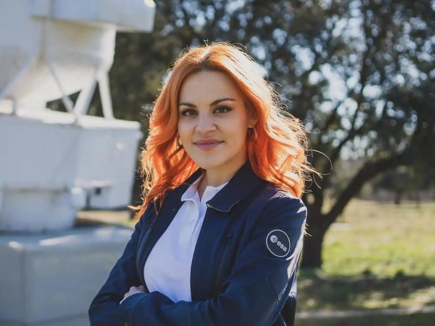 La astronauta Sara García Alonso.