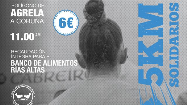 Este domingo en A Coruña los 5KM Solidarios corren a beneficio del Banco de Alimentos