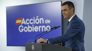 El presidente del Gobierno, Pedro Sánchez, este martes tras la reunión del Consejo de Ministros.