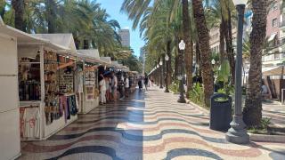 El mercadillo de los 'hippies' en una imagen de archivo.