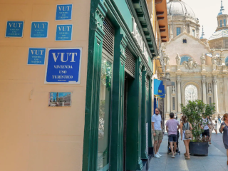 Viviendas de Uso Turístico (VUT) en Zaragoza.