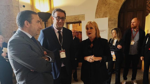 Leticia García La consejera de Industria, Comercio y Empleo, Leticia García, inaugura las II Jornadas Técnicas de Orientación Profesional para el Empleo y Emprendimiento en Salamanca