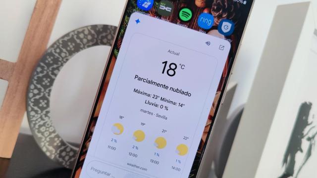 Gemini dando la predicción meteorológica