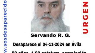 Servango R.G, el hombre desaparecido en Ávila