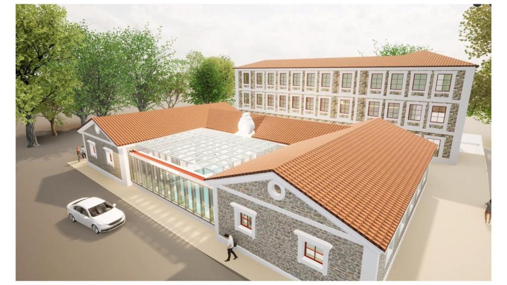 Edificio del Balneario de Arteixo.