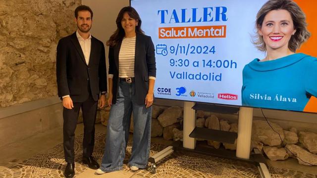 Fabiola Martínez con el concejal de Personas Mayores, Familia y Servicios Sociales de Valladolid, Rodrigo Nieto