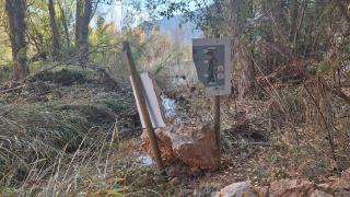 Daños en las Chorreras del Cabriel.