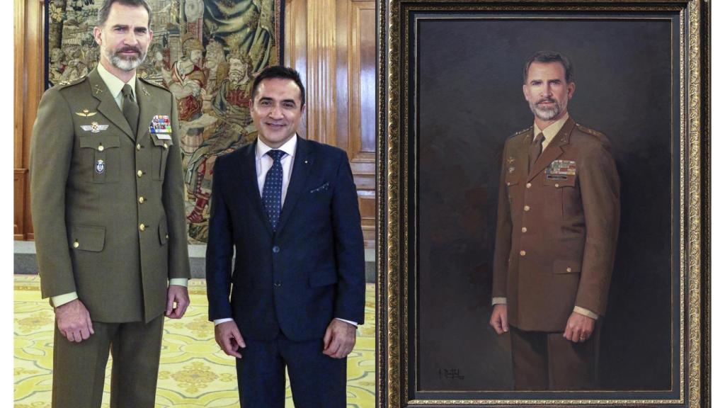 El pintor Antonio Montiel: sus obras y fotografías con famosos