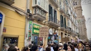 Fotogalería: Todas las imágenes de la manifestación del 9N para exigir una vivienda digna en Málaga