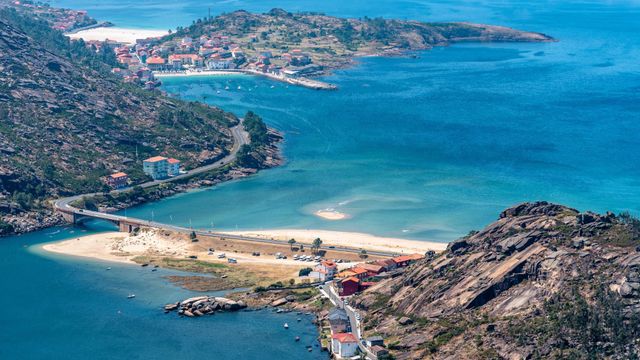 Vista de O Pindo, en la provincia de A Coruña