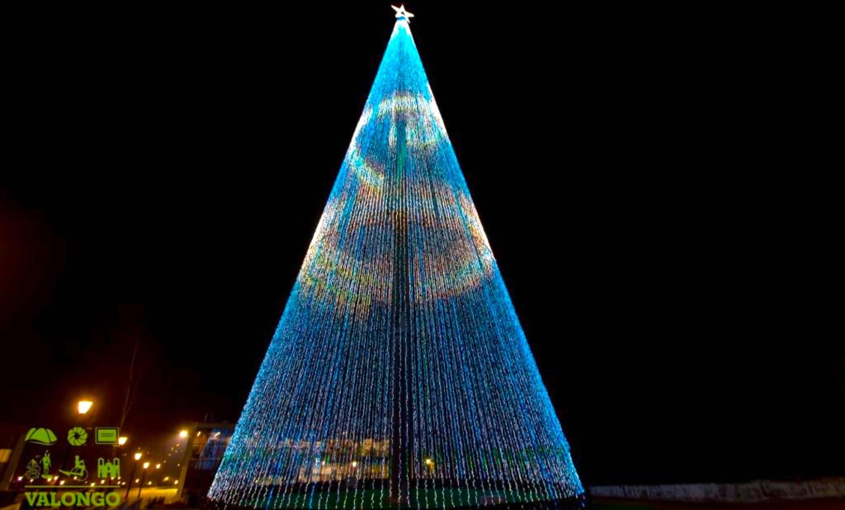 El árbol de Navidad más grande Portugal