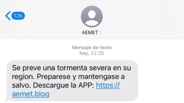 Nueva estafa que suplanta a la AEMET
