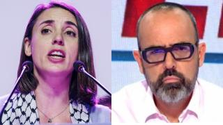 Risto Mejide e Irene Montero, en un fotomontaje