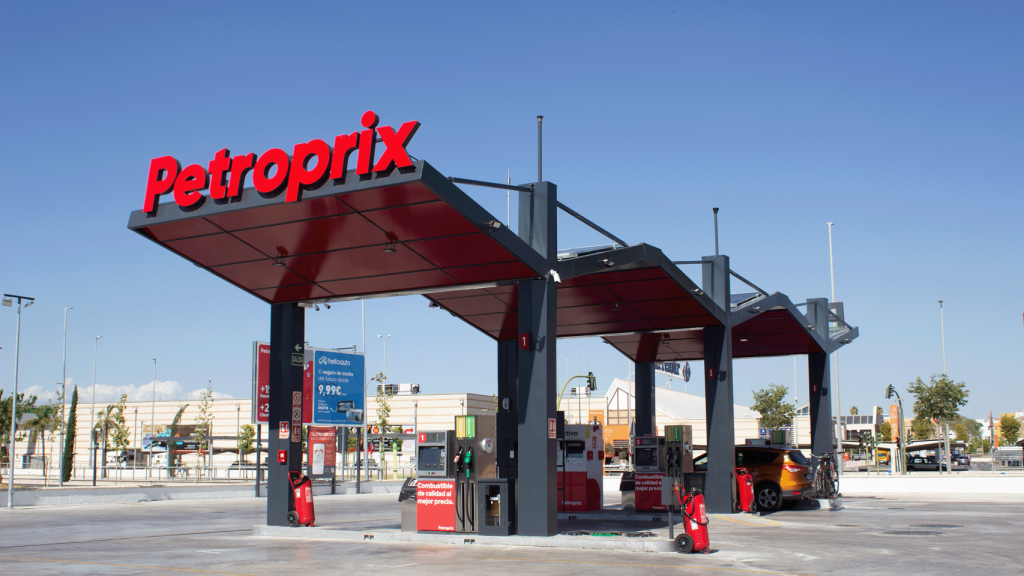 Estación de servicio de Petroprix.