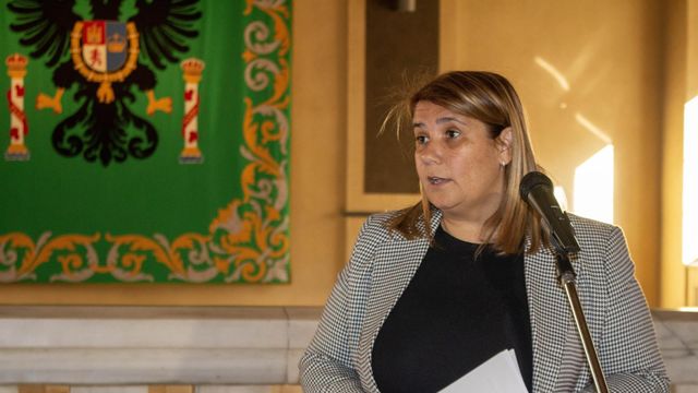 Tita García Élez, portavoz del PSOE en la Diputación de Toledo.