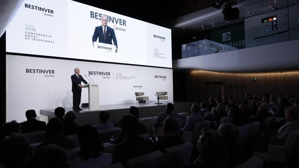 Enrique Pérez-Plá, CEO de Bestinver, durante la penúltima conferencia anual de inversores de la gestora.