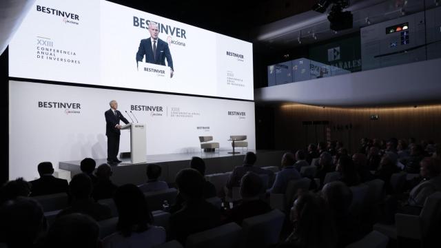 Enrique Pérez-Plá, CEO de Bestinver, durante la última conferencia anual de inversores.