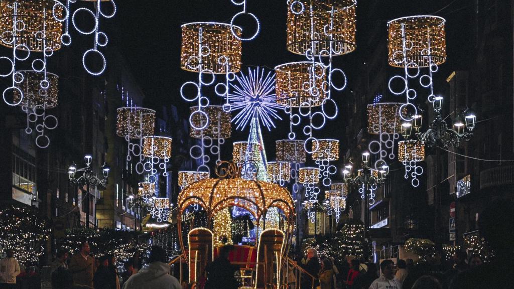 Un recorrido fotográfico por las luces de Navidad de Vigo 2024
