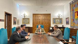 Reunión a tres bandas. Foto: Ayuntamiento de Talavera de la Reina.