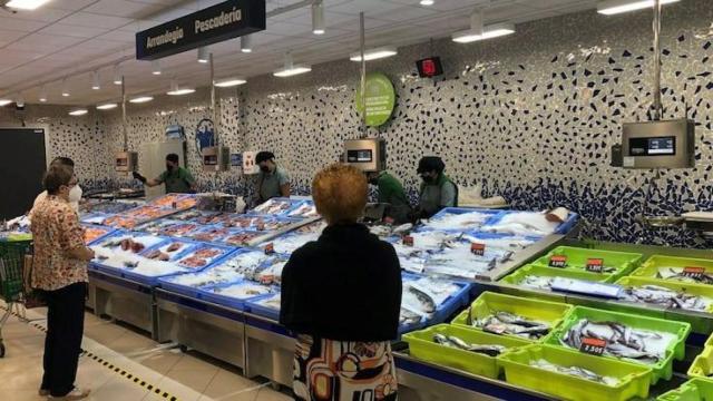 La pescadería de Mercadona.