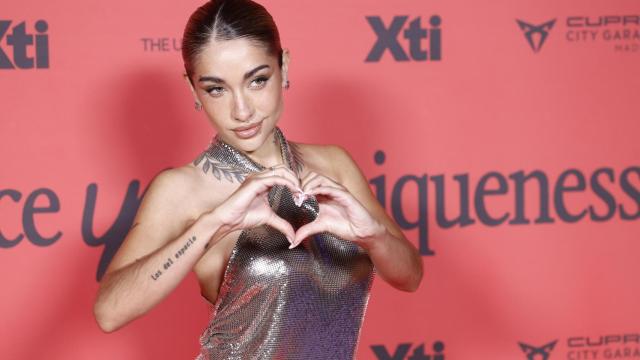 María Becerra en su presentación como embajadora de XTI.