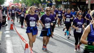 Corredores en la Carrera de las Ciudades Contra el Cáncer de Páncreas, en imagen de archivo.