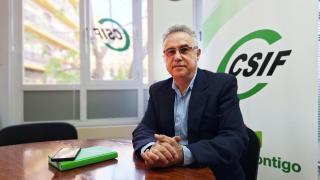 Lorenzo Domínguez, presidente de CSIF en Castilla-La Mancha.