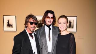 El diseñador de moda Pierpaolo Piccioli, la supermodelo Linda Evangelista y la presidenta de la Fundación MOP Marta Ortega Pérez.