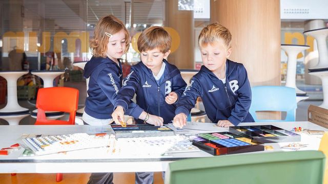 Alumnos del Colegio Británico de Aragón.