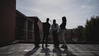 The UFAM National Police team, made up of agents specializing in gender-based violence.