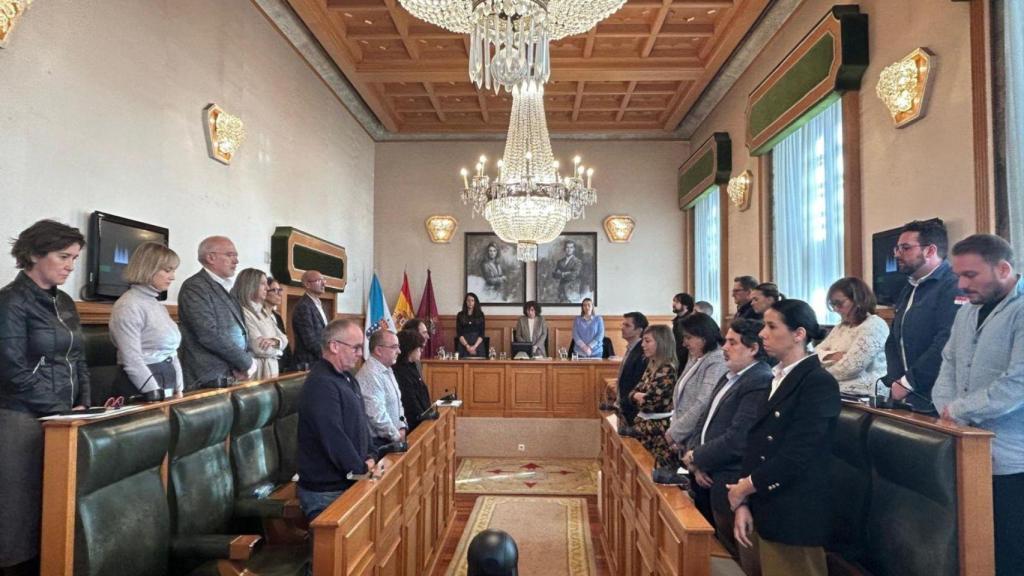 Pleno del Concello de Santiago, el pasado viernes.