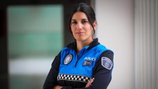 Sara Sánchez, oficial integrante del Grupo 4M de la Policía Local de Salamanca