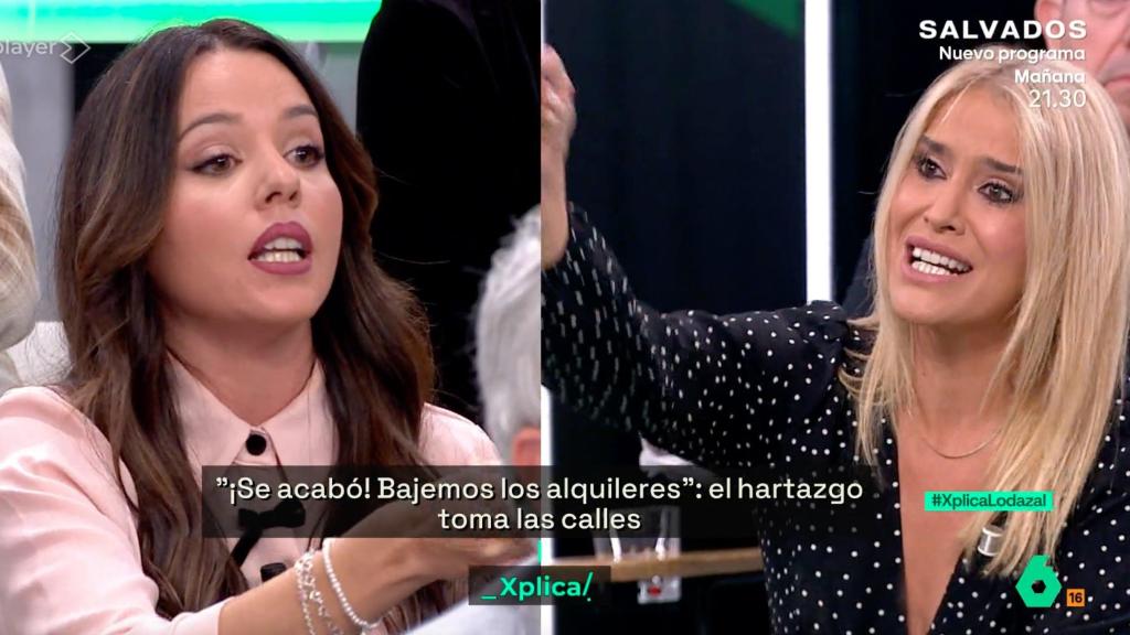 Naiara Mas y Afra Blanco en 'laSexta Xplica'.