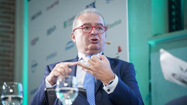 Albert Triola,  CEO de Oracle España, durante su intervención bajo el título 'Energía para  una nueva industria en España'; en la primera jornada del I Observatorio de la Energía 'La transición energética: retos de la descarbonización ante los nuevos escenarios'.
