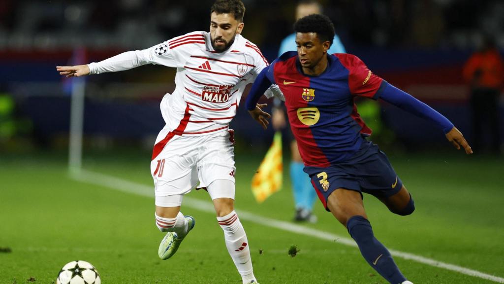 Alejandro Balde, en acción