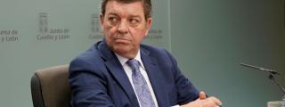 El consejero de la Presidencia, Luis Miguel González Gago, durante una rueda de prensa