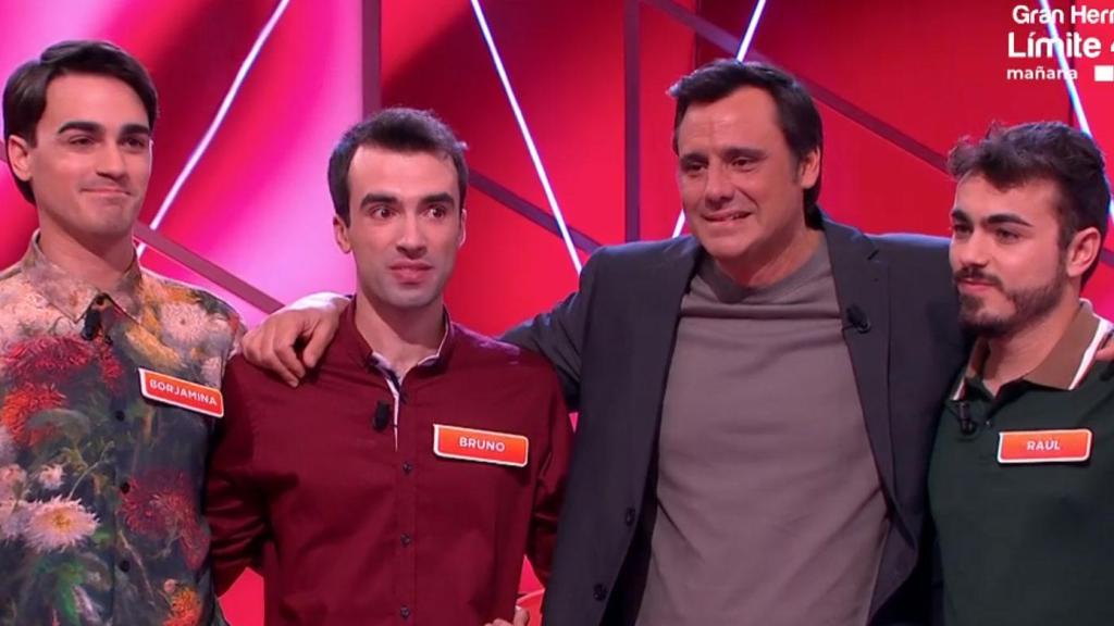 Los Mozos de Arousa, tras su eliminación en ‘Reacción en cadena’.