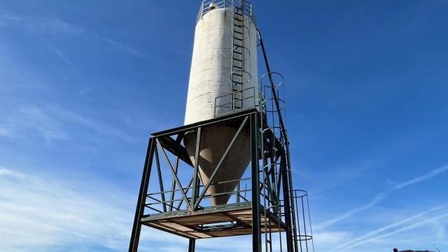 Imagen de archivo de un silo de sal. Foto: Junta de Castilla y León.