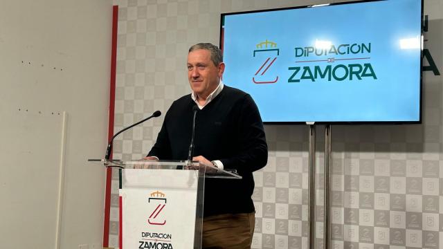 El presidente de la Diputación de Zamora, Javier Faúndez, en una imagen de archivo