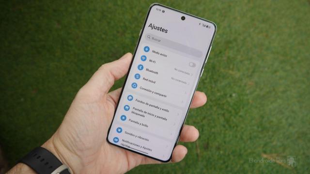 Menú de ajustes de Android