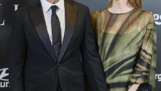 Antonio Banderas y Nicole Kimpel este pasado miércoles en Madrid.